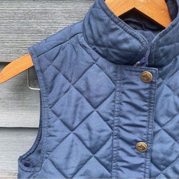 Riding Sport Equestrian Wear blue quilted vest XS - Picture 2 of 10